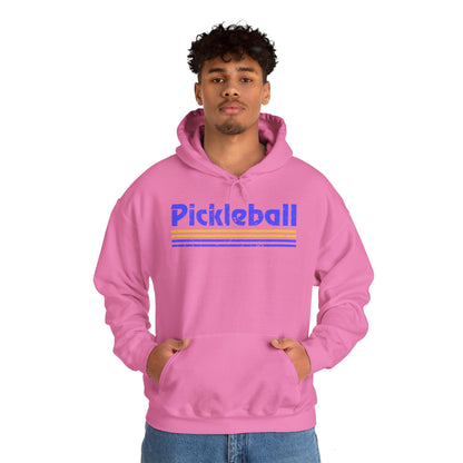 Retro Blue Pickleball Hoodie