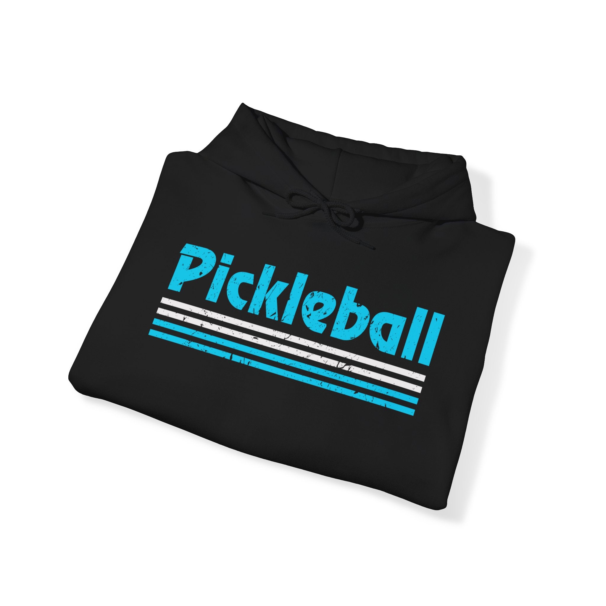 Retro Light Blue Pickleball Hoodie