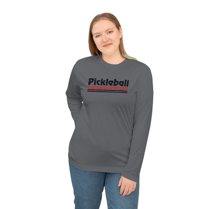 Retro Pickleball Long Sleeve Shirt - Dry Fit