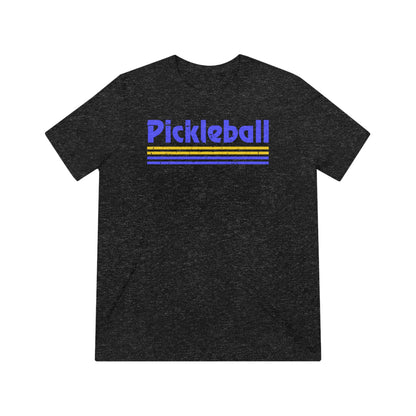 Retro Blue Pickleball Tee Shirt