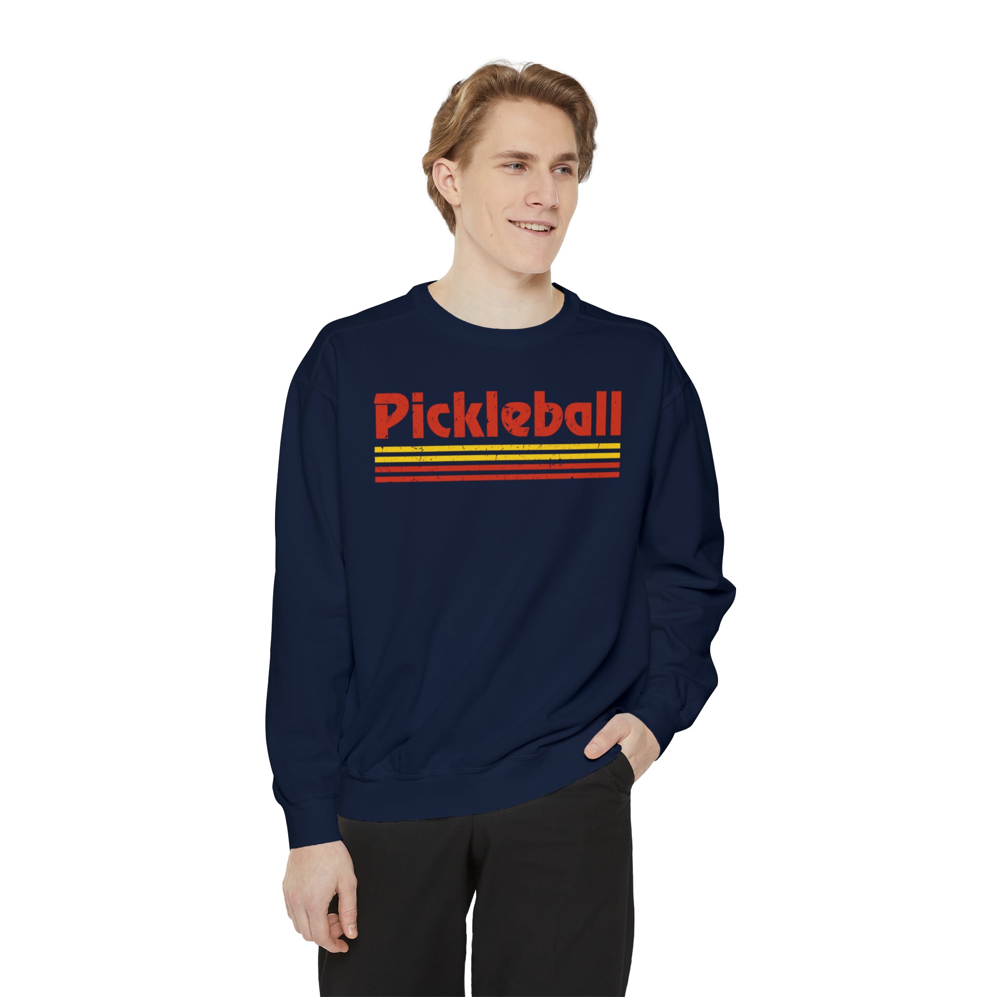 Retro Red Pickleball Sweatshirt