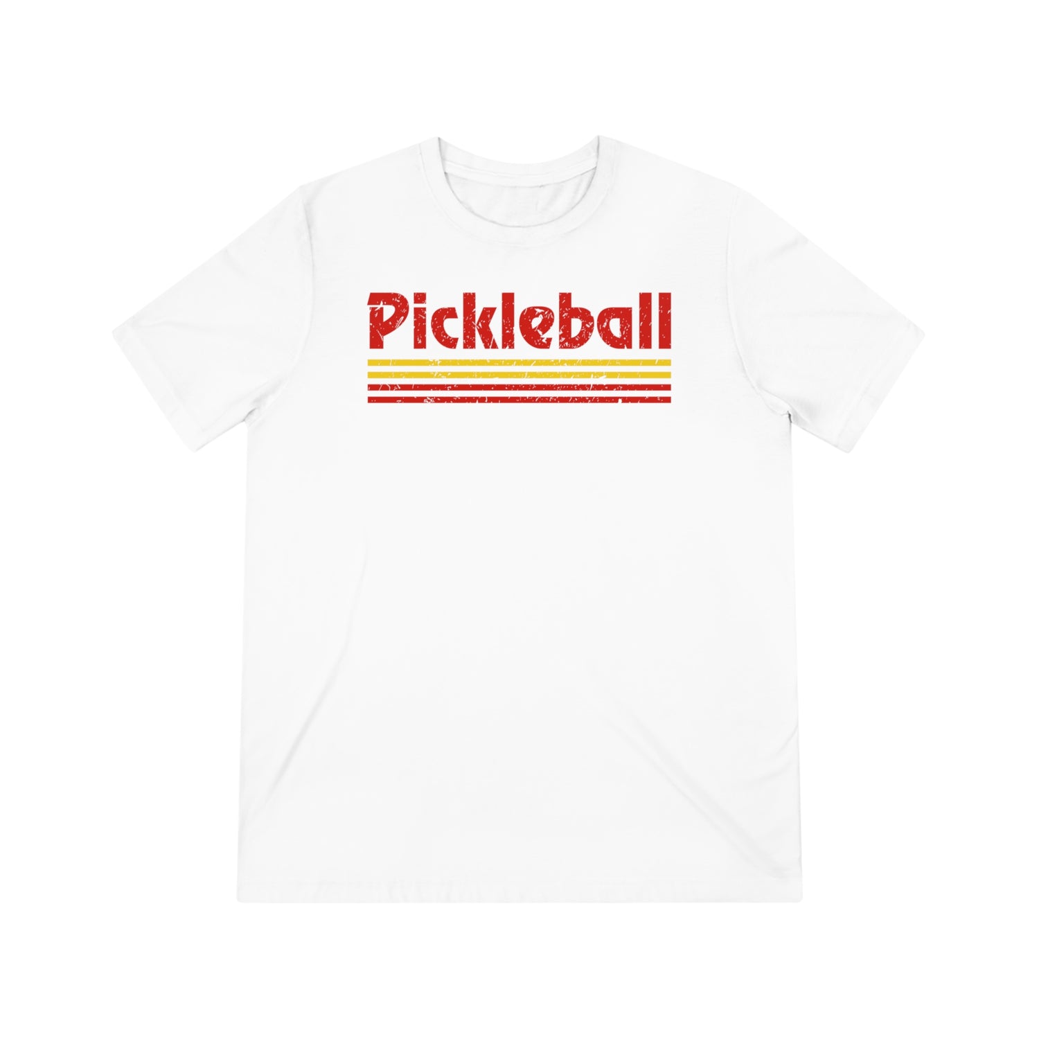 Retro Red Pickleball Tee Shirt