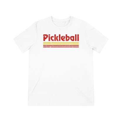 Retro Red Pickleball Tee Shirt