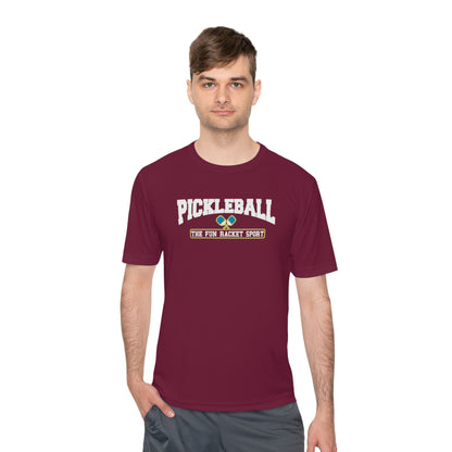 Pickleball The Fun Racket Sport Unisex Moisture Wicking Tee