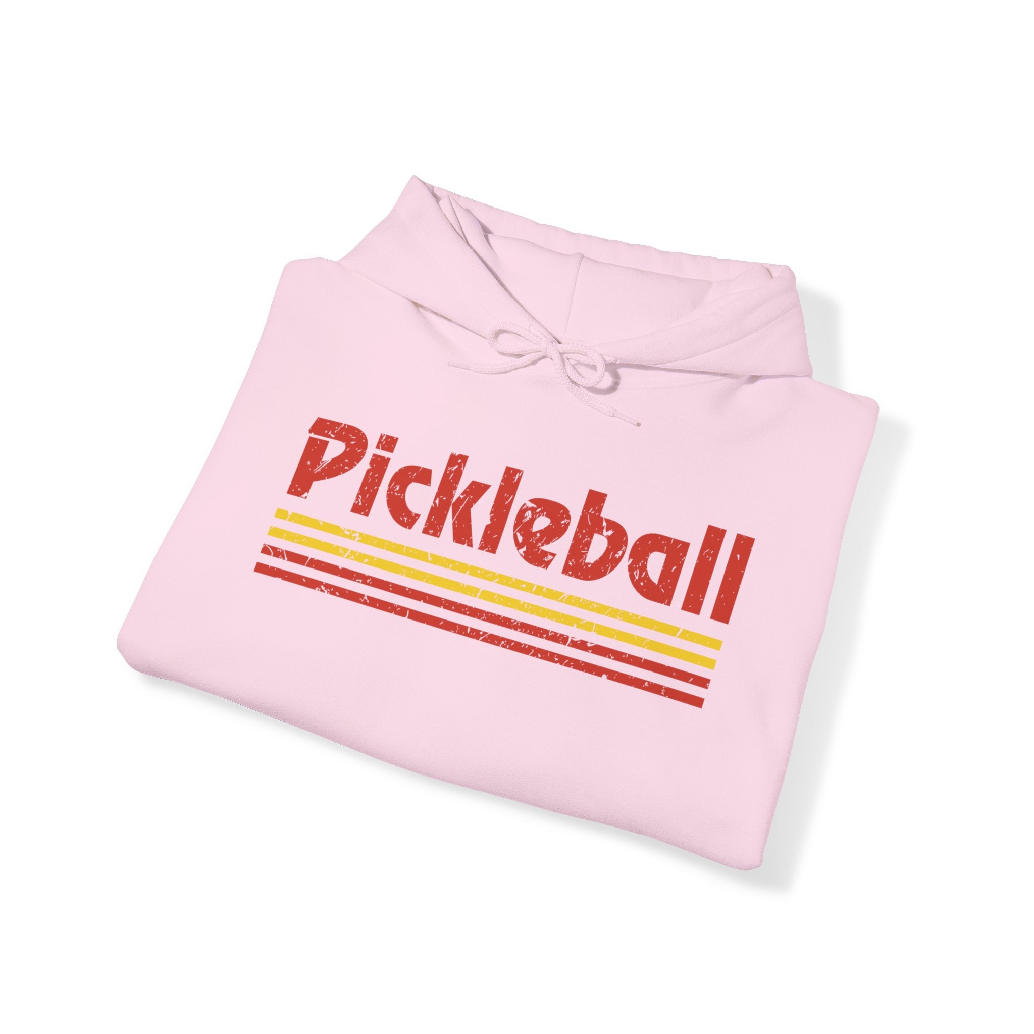 Retro Red Pickleball Hoodie