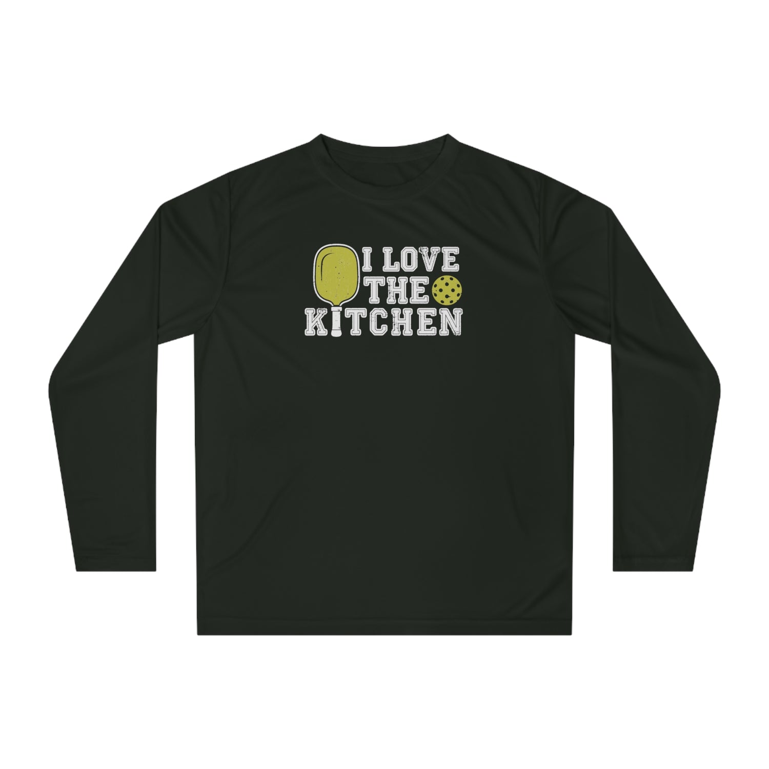 I Love the Kitchen Pickleball Long Sleeve Shirt - Dry Fit