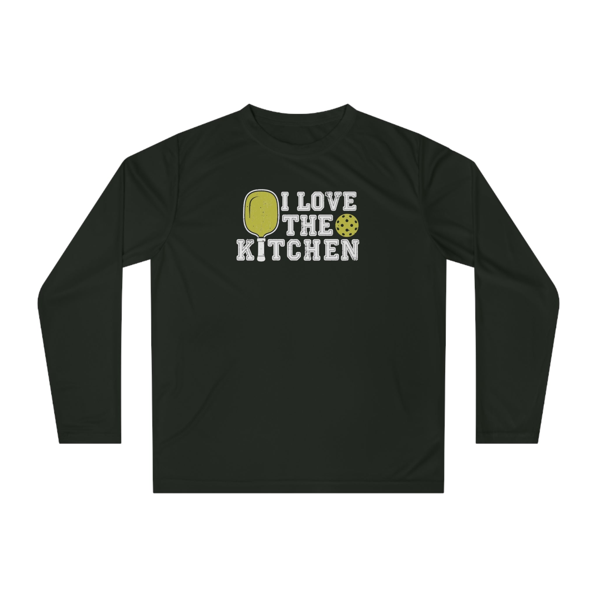 I Love the Kitchen Pickleball Long Sleeve Shirt - Dry Fit