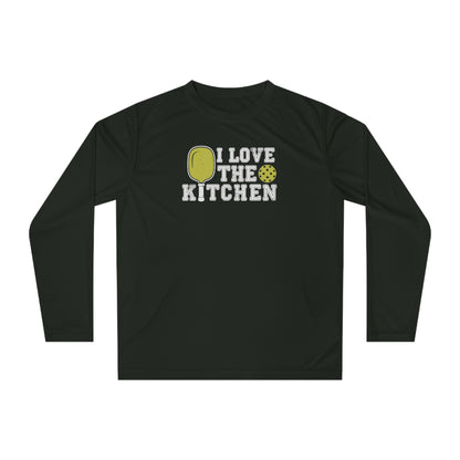 I Love the Kitchen Pickleball Long Sleeve Shirt - Dry Fit