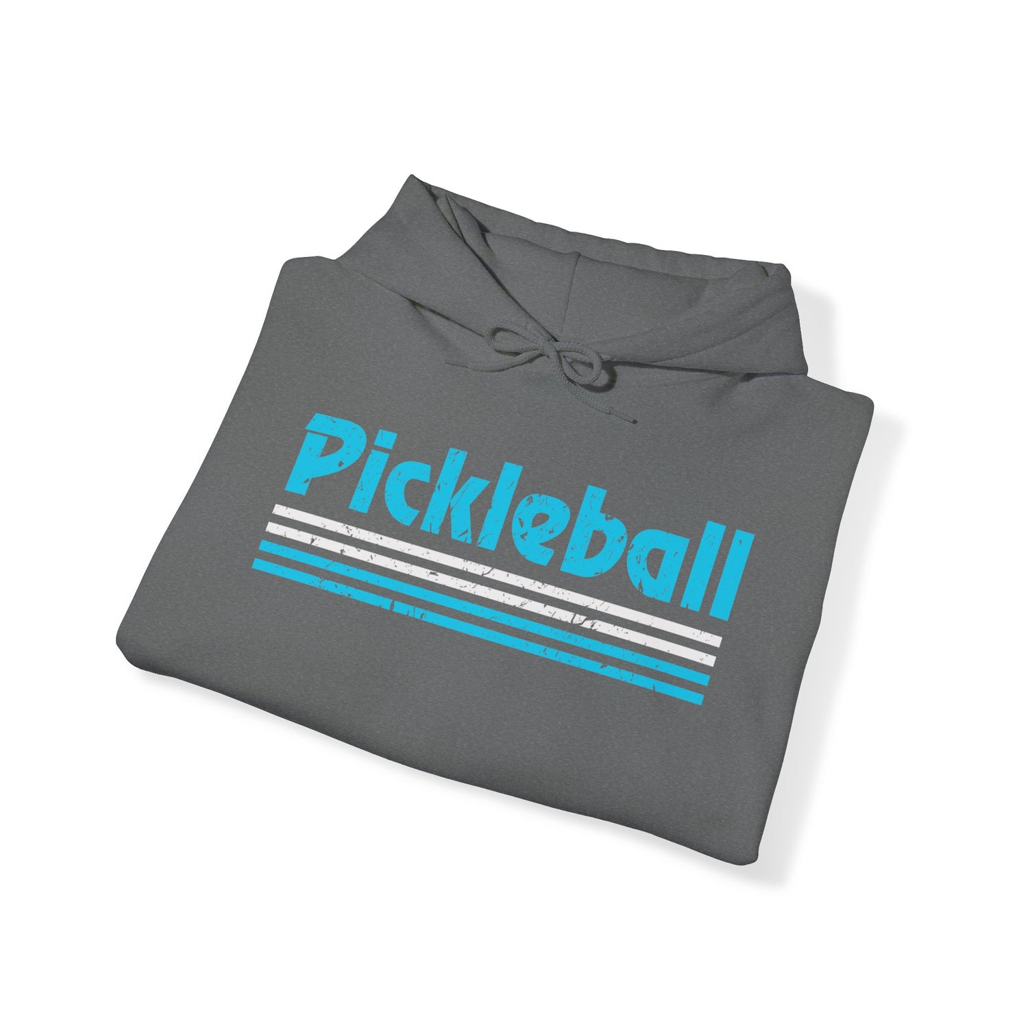 Retro Light Blue Pickleball Hoodie