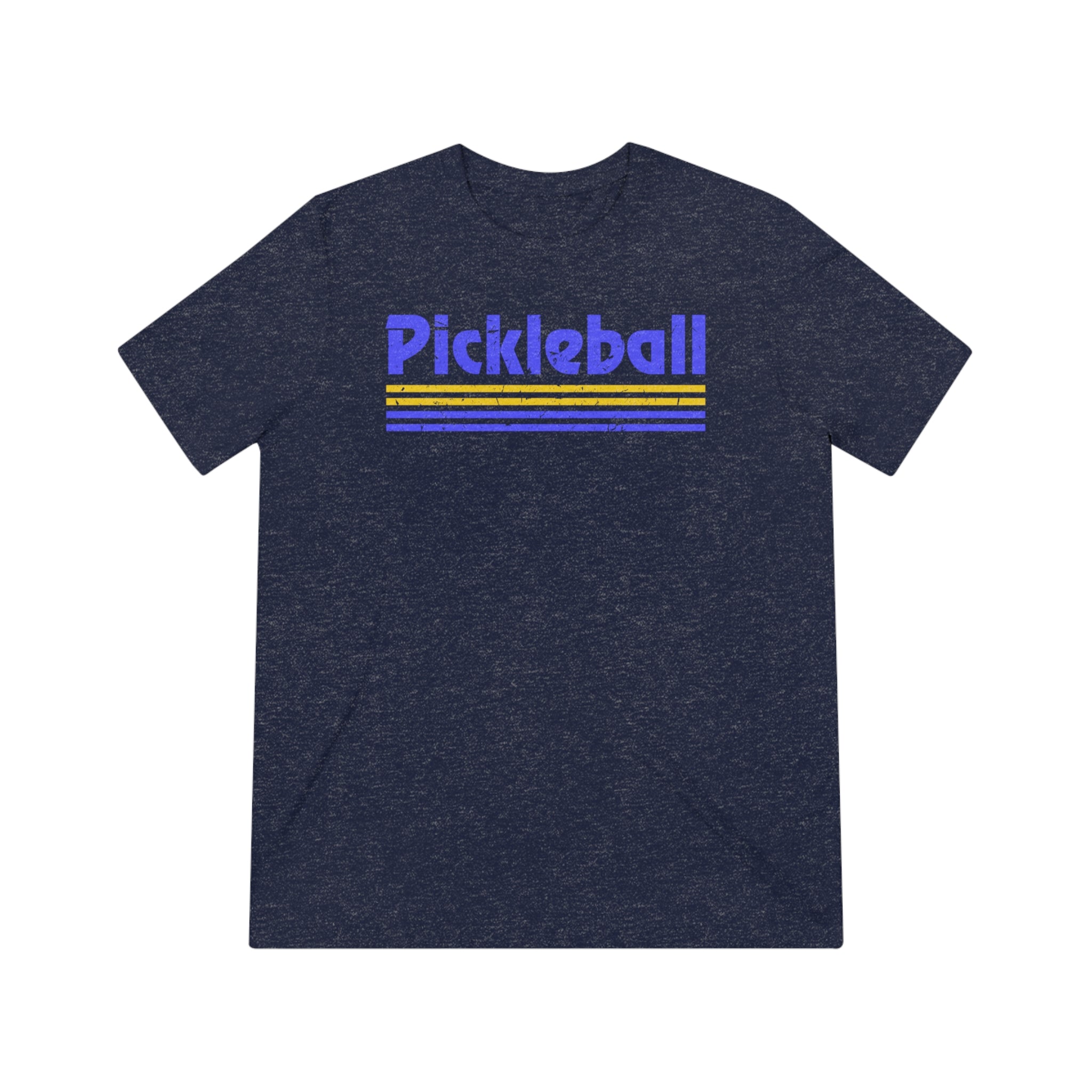 Retro Blue Pickleball Tee Shirt