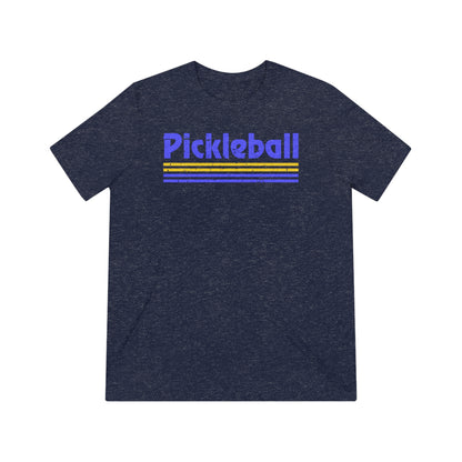 Retro Blue Pickleball Tee Shirt