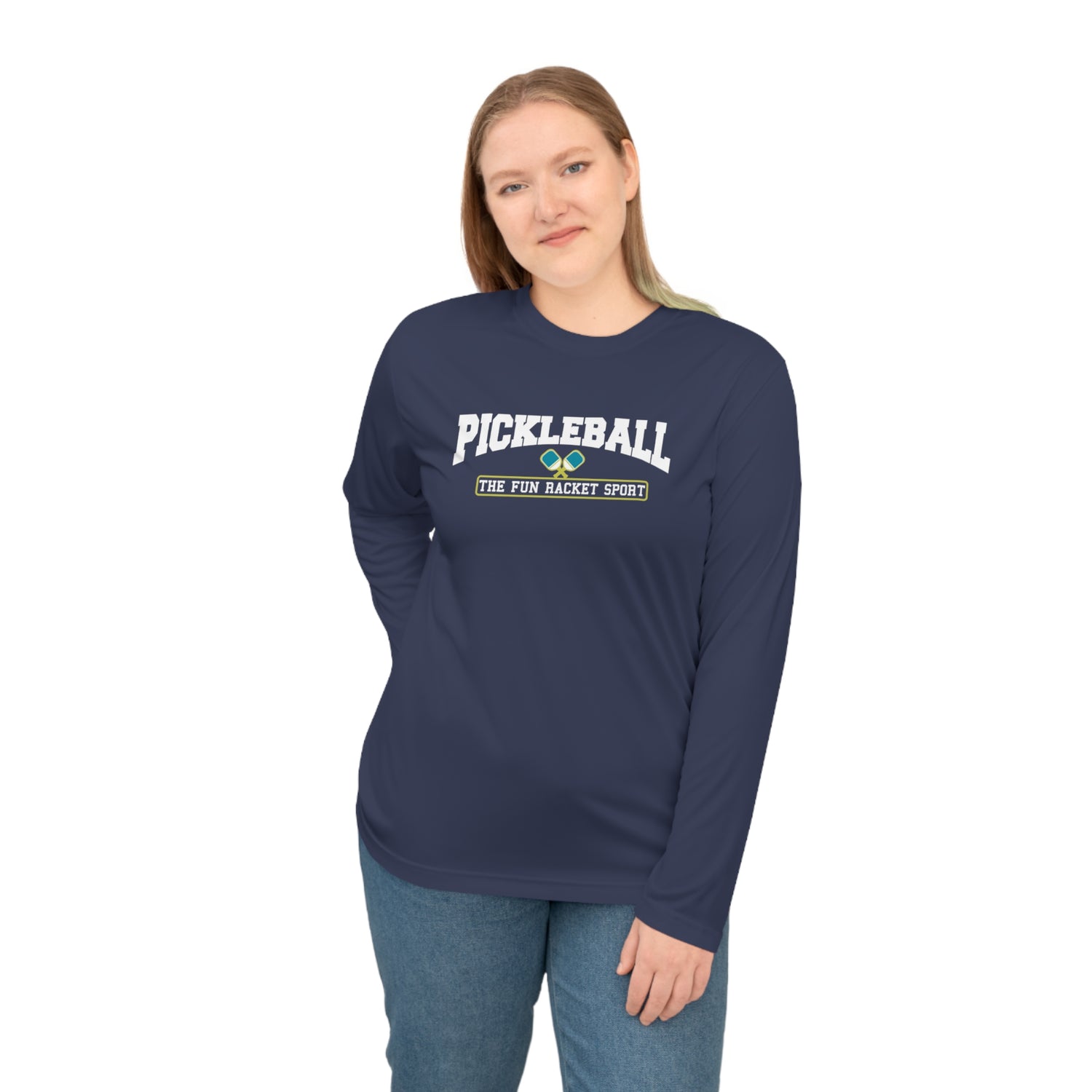 Pickleball The Fun Racket Sport - Long Sleeve Shirt - Dry Fit