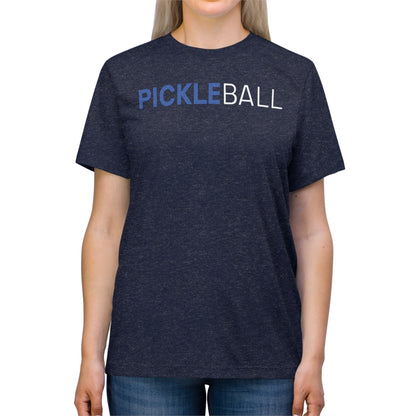 Blue White Pickleball Tee Shirt