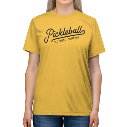 Pickleball Clothing Company Vintage Tee Shirt - Black Logo