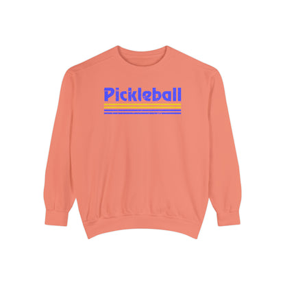 Retro Blue Pickleball Sweatshirt