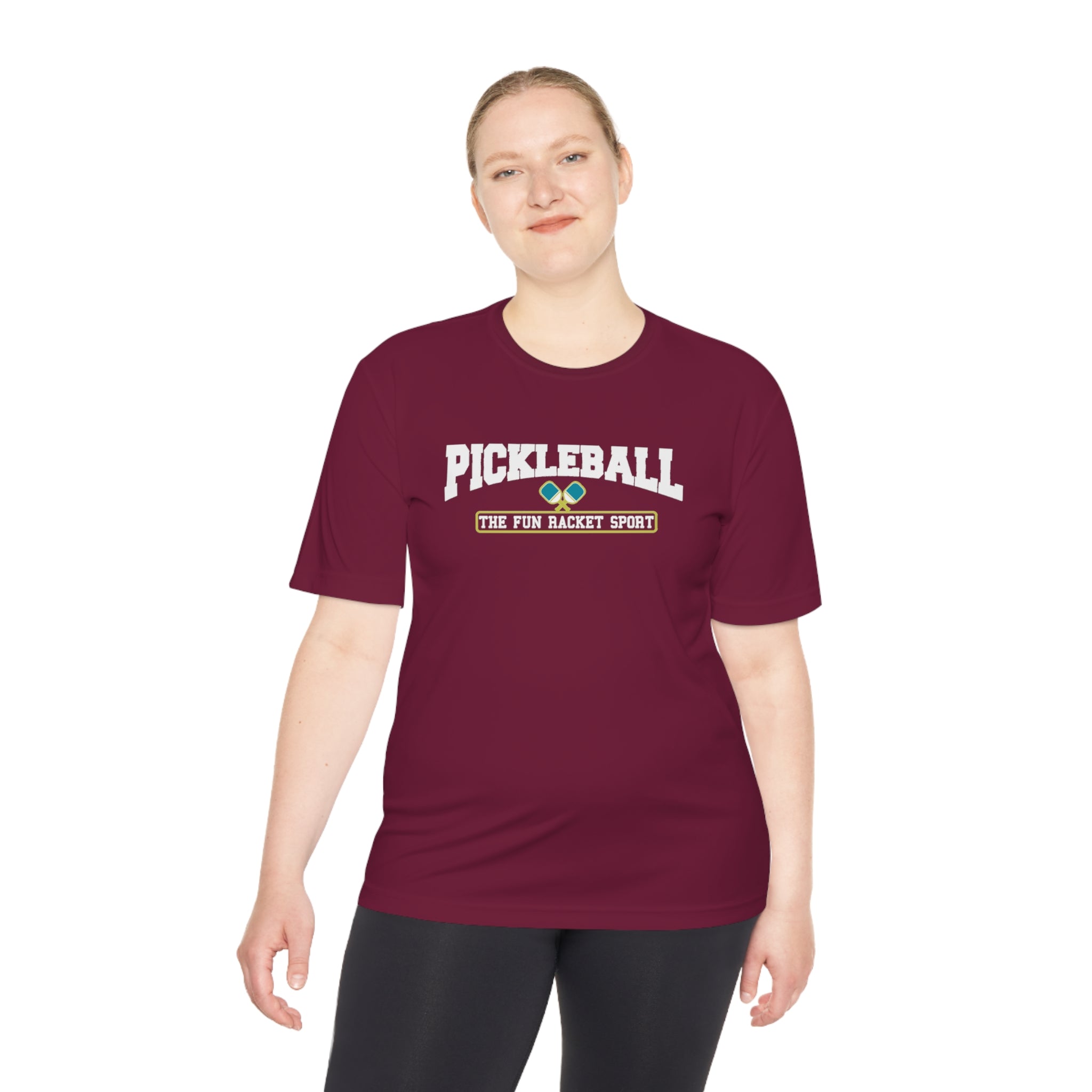 Pickleball The Fun Racket Sport Unisex Moisture Wicking Tee