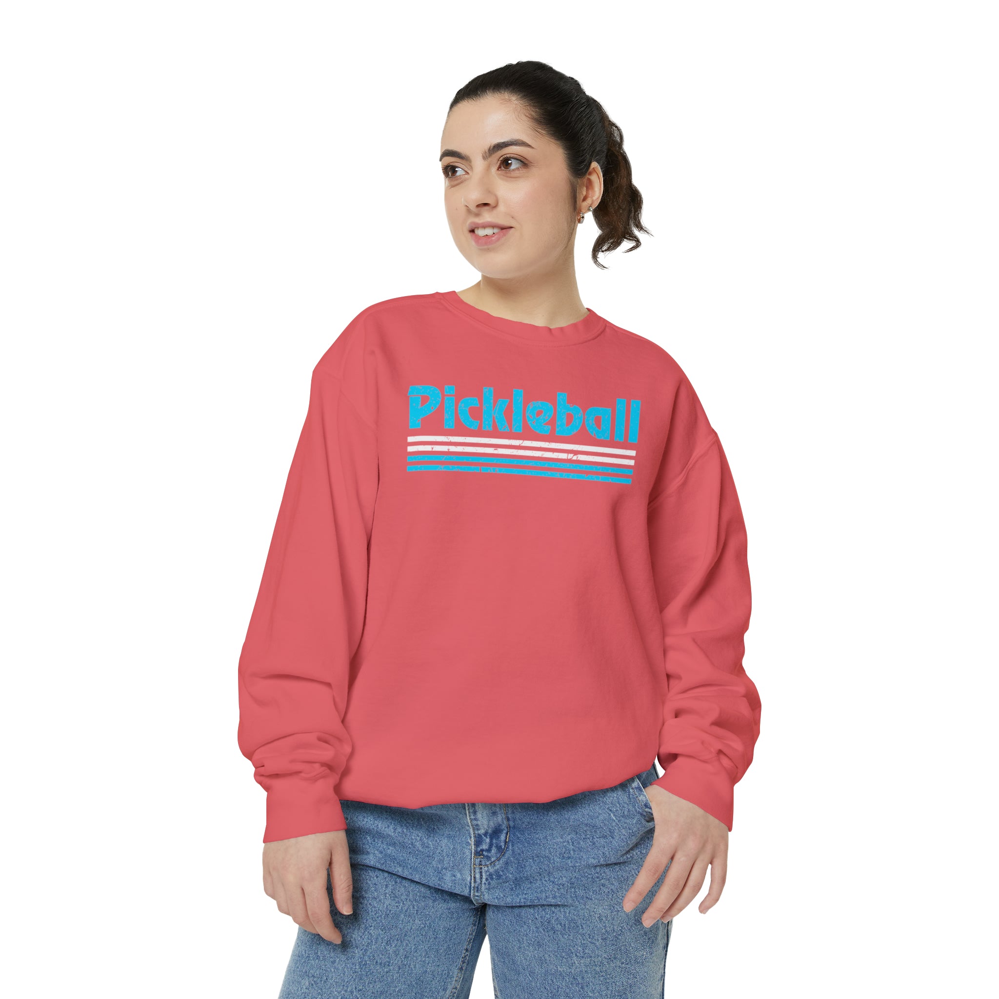 Vintage Blue Pickleball Sweatshirt