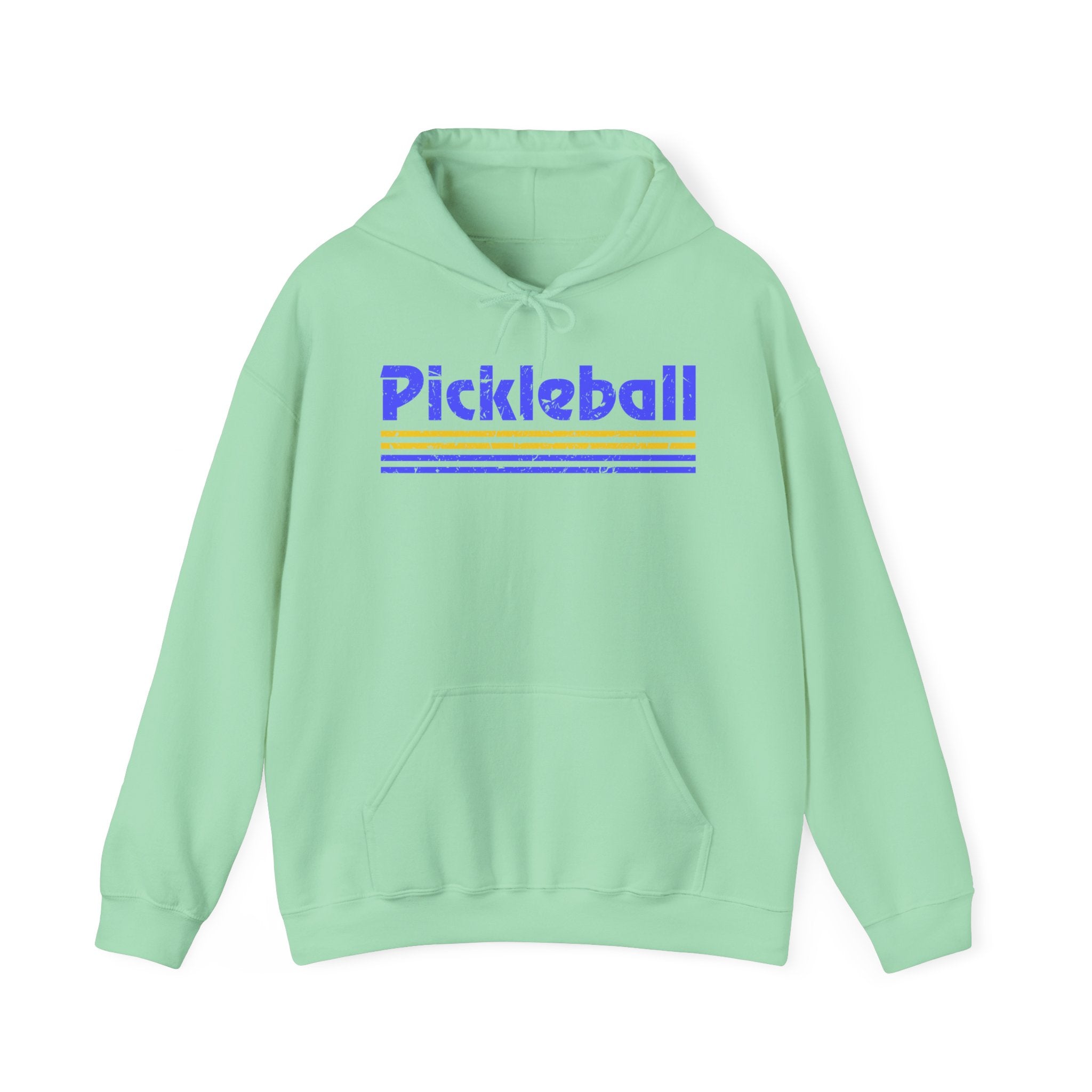 Retro Blue Pickleball Hoodie