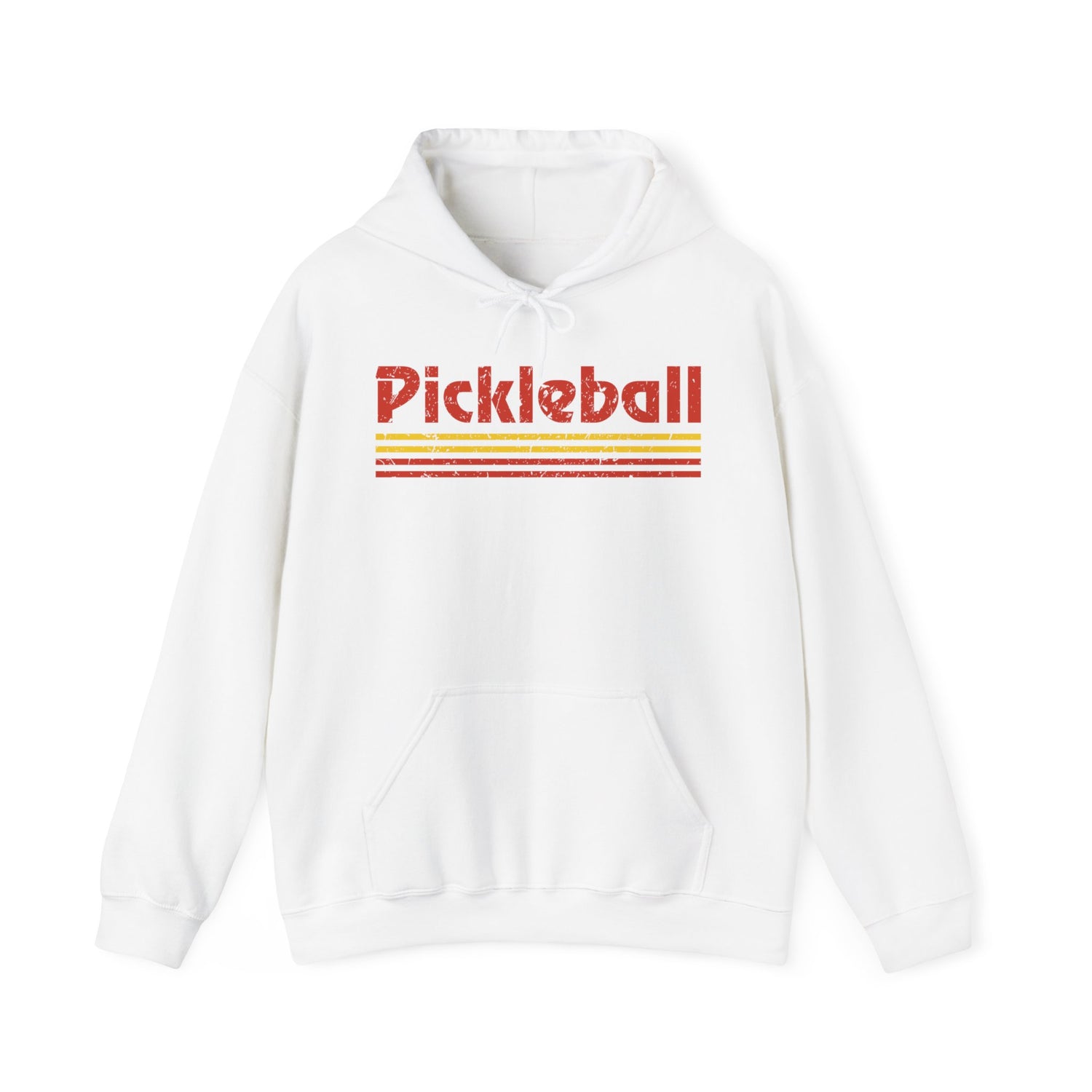 Retro Red Pickleball Hoodie