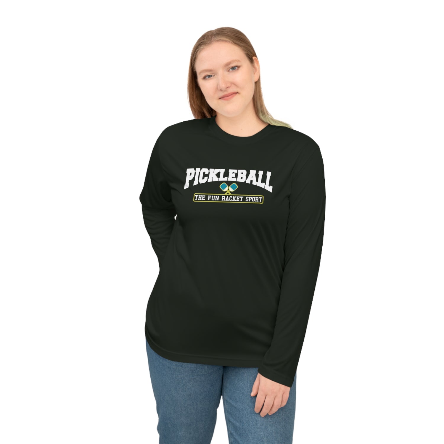 Pickleball The Fun Racket Sport - Long Sleeve Shirt - Dry Fit