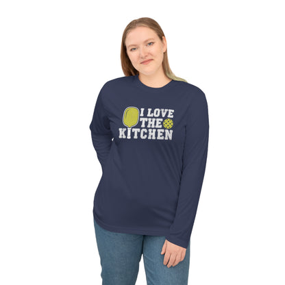 I Love the Kitchen Pickleball Long Sleeve Shirt - Dry Fit