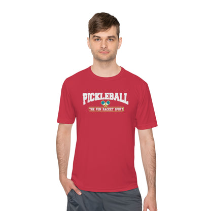 Pickleball The Fun Racket Sport Unisex Moisture Wicking Tee