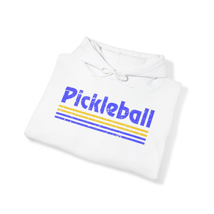 Retro Blue Pickleball Hoodie