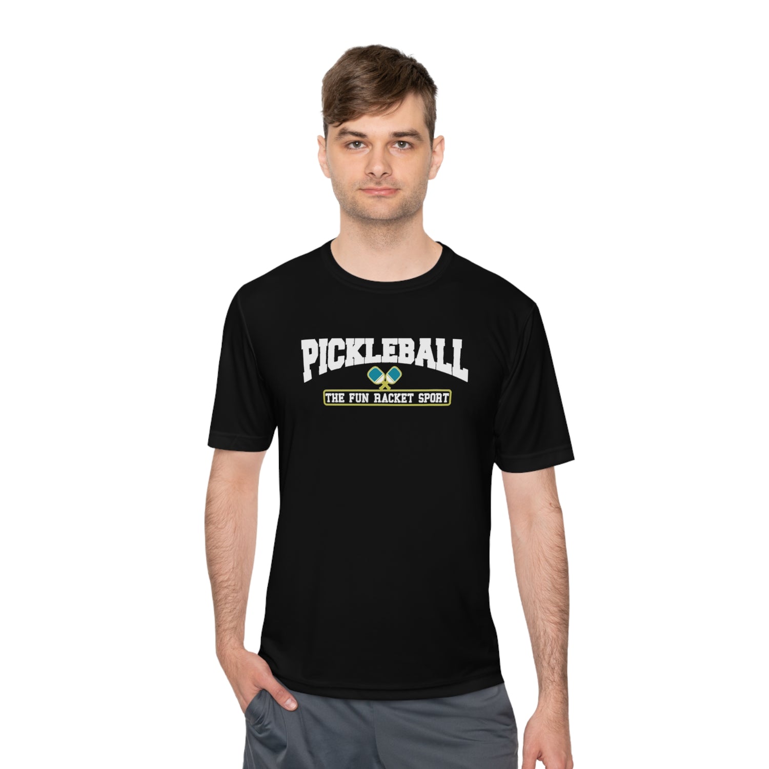 Pickleball The Fun Racket Sport Unisex Moisture Wicking Tee