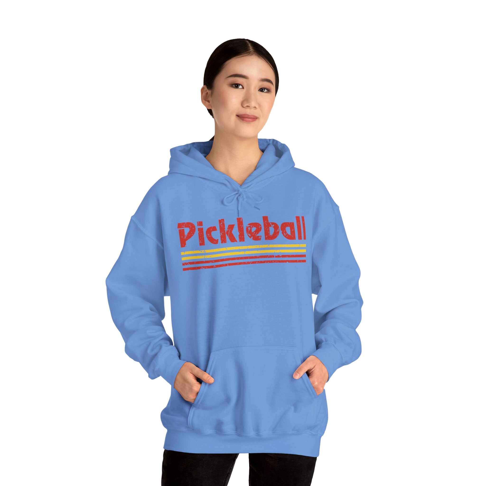 Retro Red Pickleball Hoodie