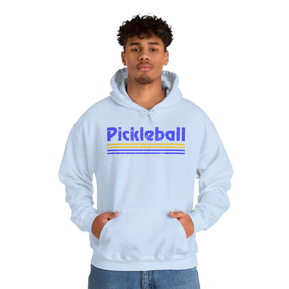 Retro Blue Pickleball Hoodie