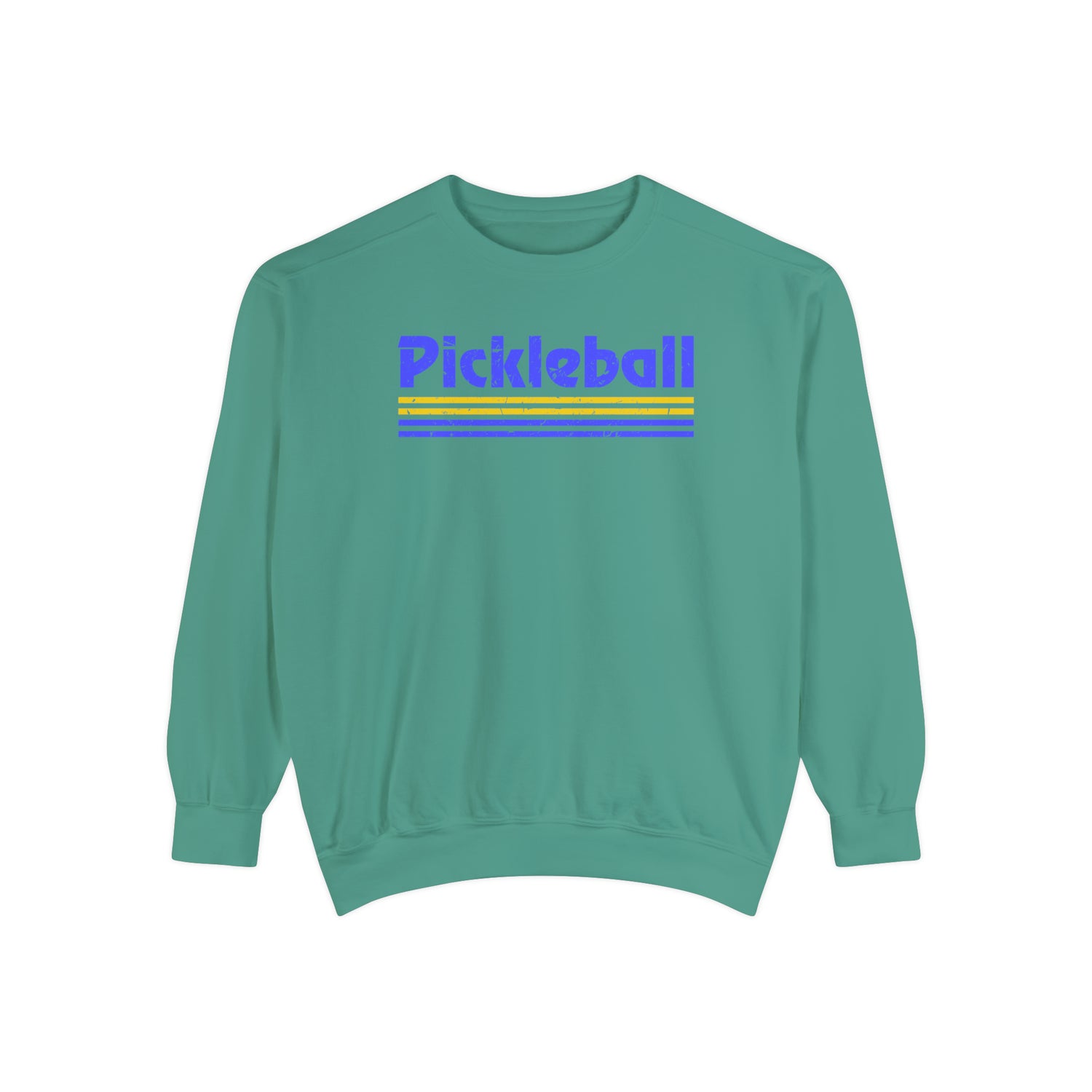 Retro Blue Pickleball Sweatshirt