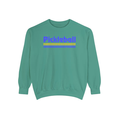 Retro Blue Pickleball Sweatshirt