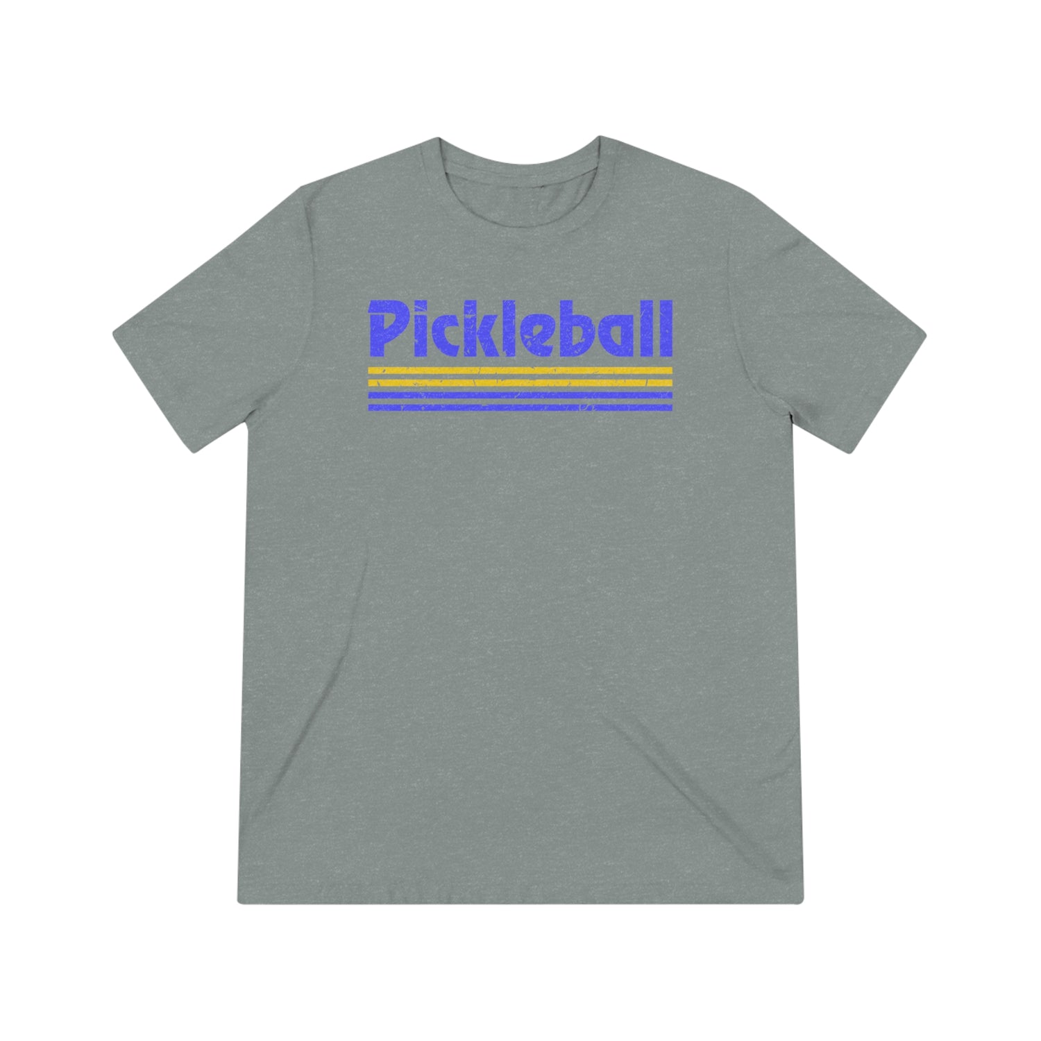 Retro Blue Pickleball Tee Shirt