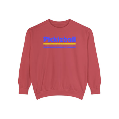 Retro Blue Pickleball Sweatshirt