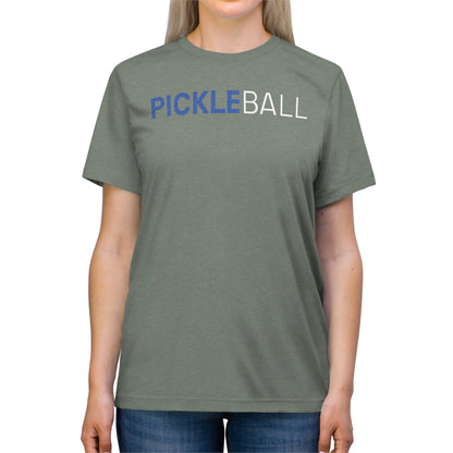 Blue White Pickleball Tee Shirt