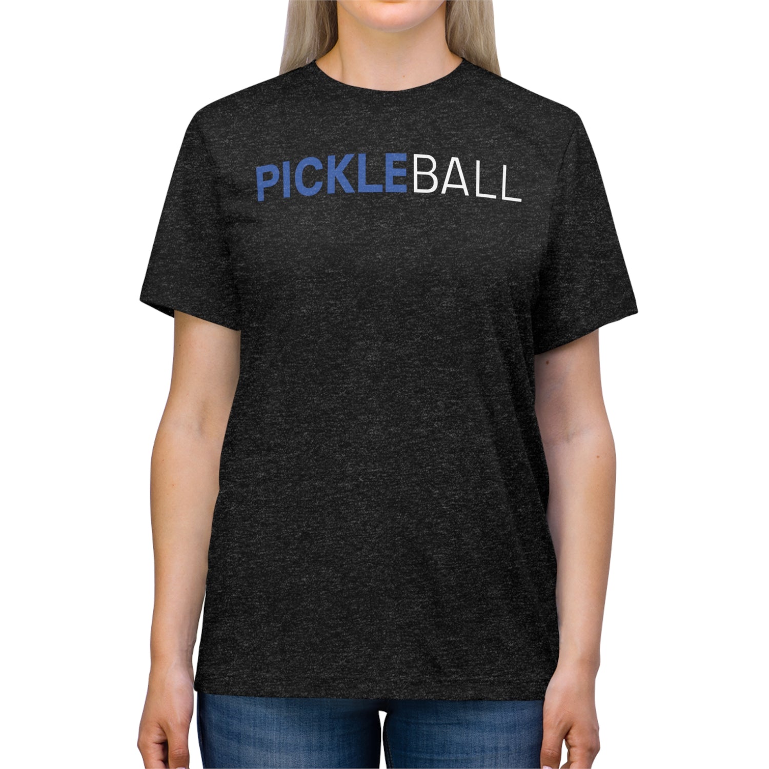 Blue White Pickleball Tee Shirt