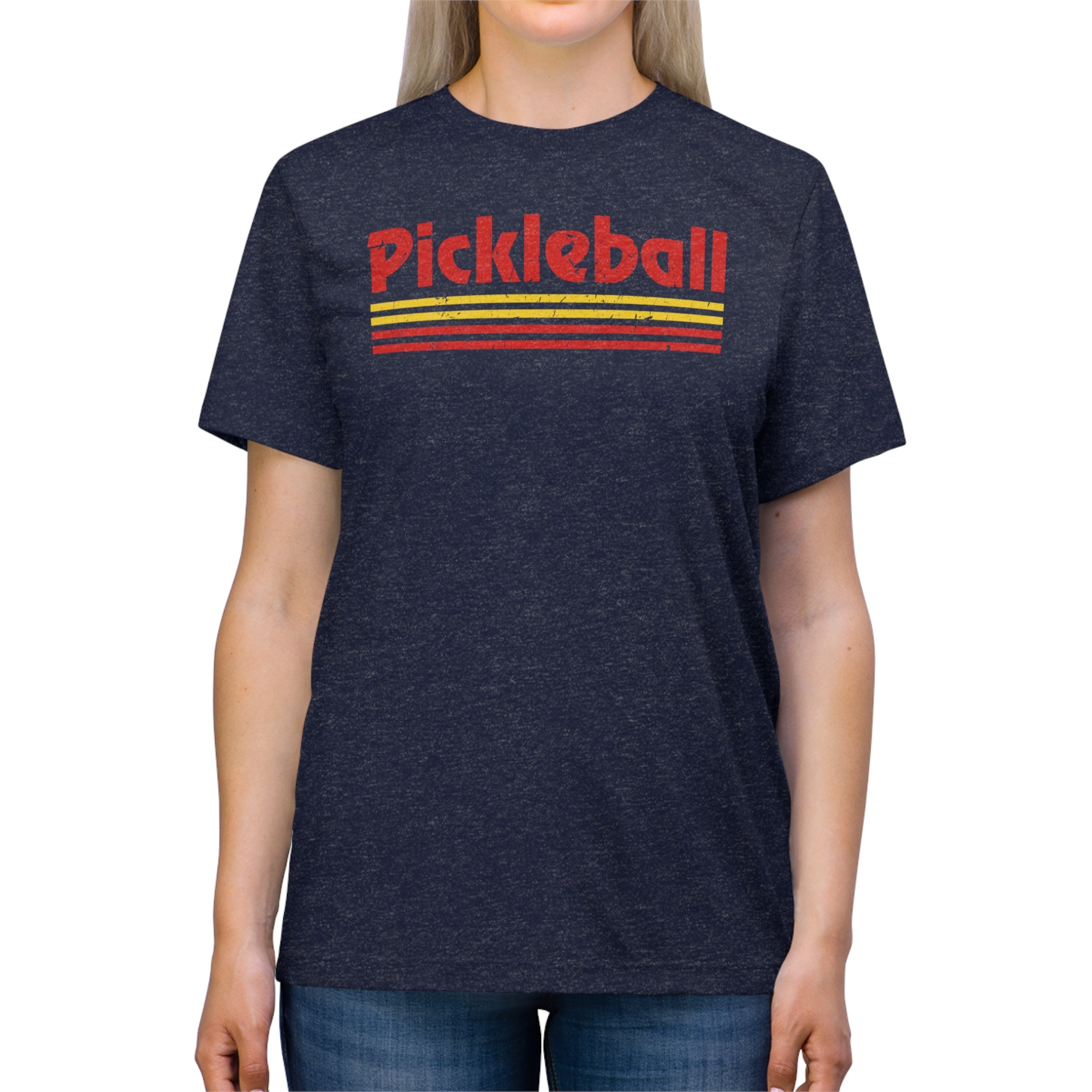 Retro Red Pickleball Tee Shirt