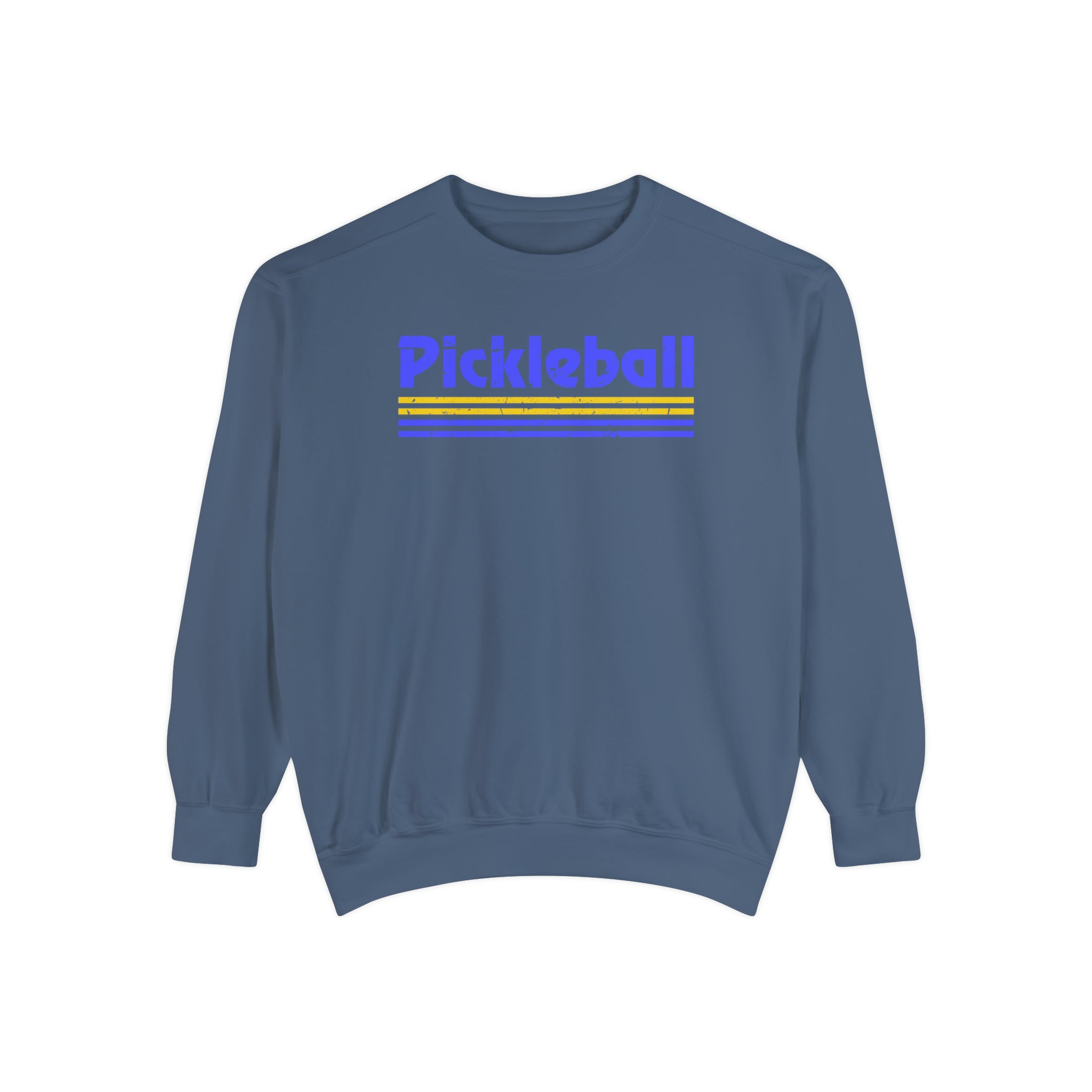 Retro Blue Pickleball Sweatshirt