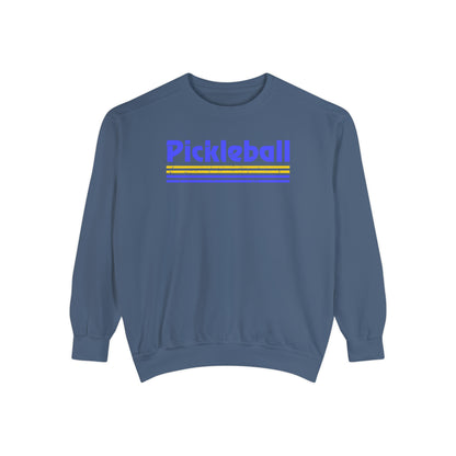 Retro Blue Pickleball Sweatshirt