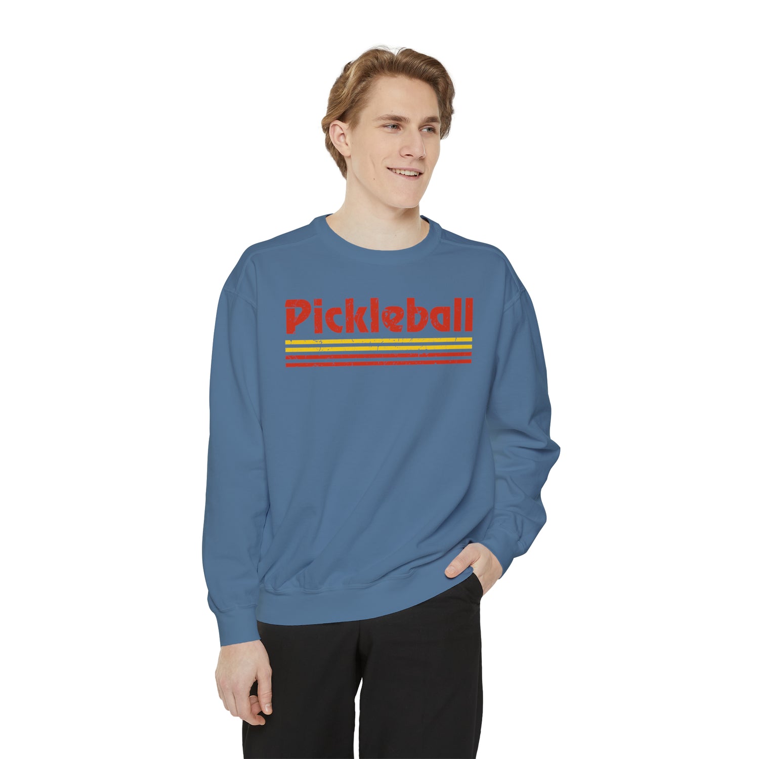 Retro Red Pickleball Sweatshirt