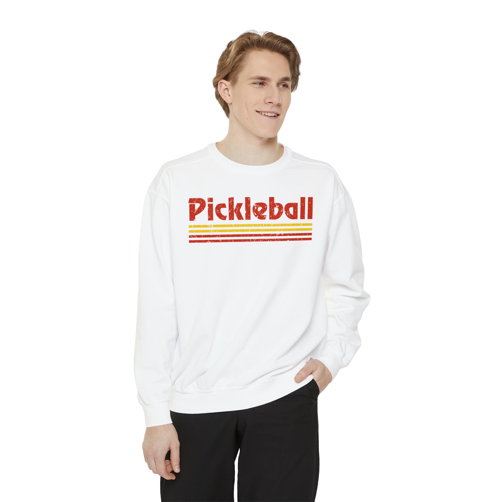 Retro Red Pickleball Sweatshirt