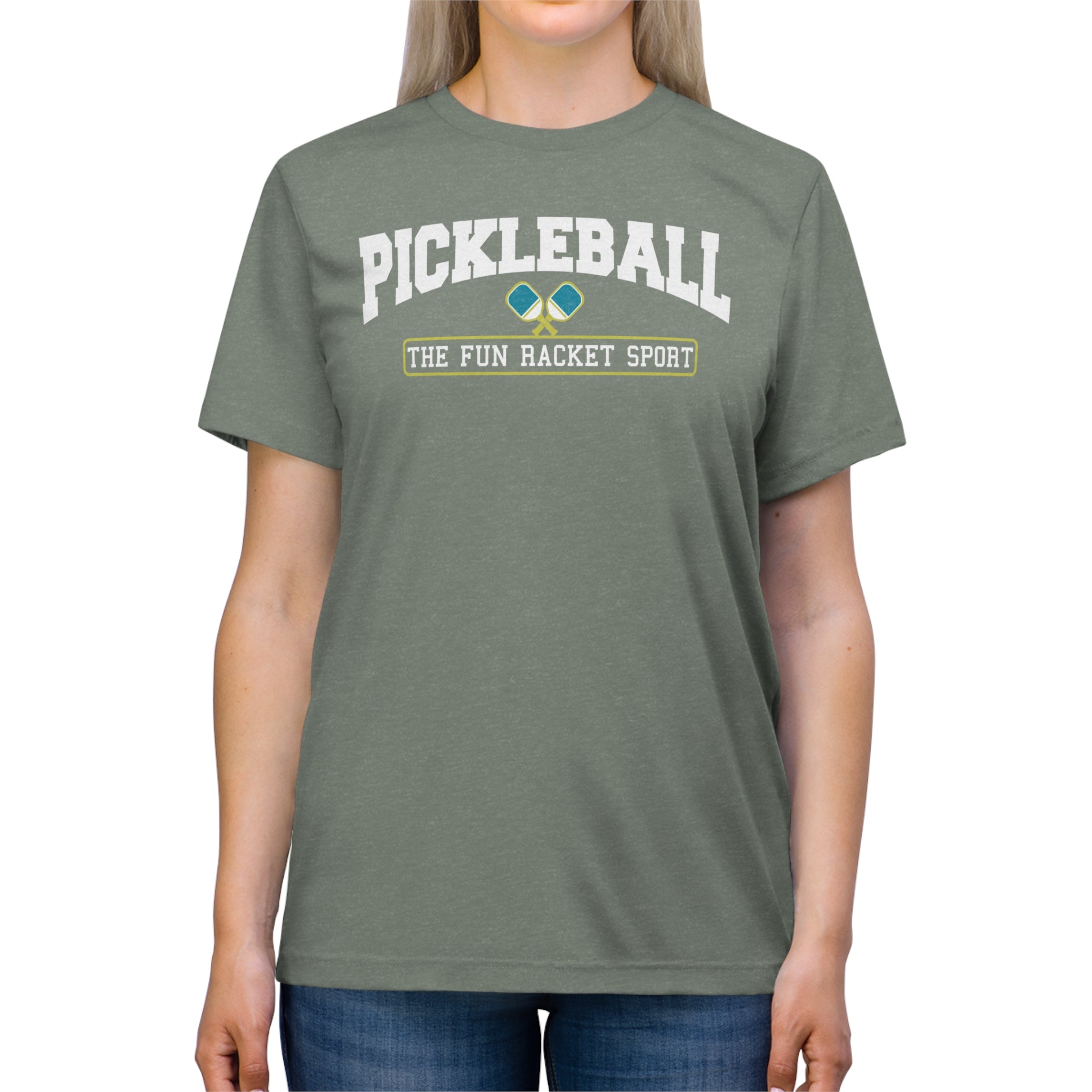 Pickleball The Fun Racket Sport Tee Shirt