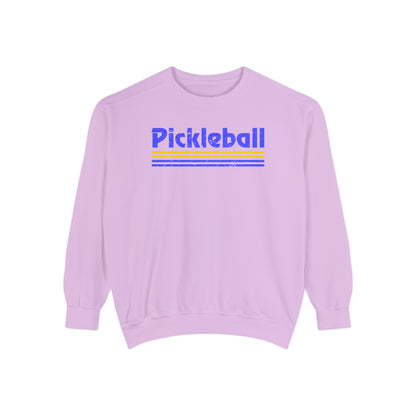 Retro Blue Pickleball Sweatshirt