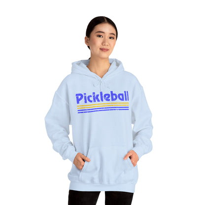 Retro Blue Pickleball Hoodie