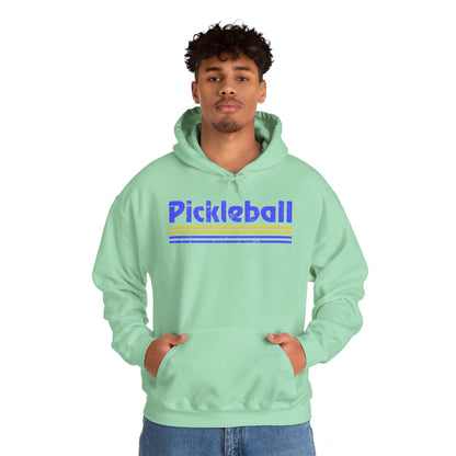 Retro Blue Pickleball Hoodie