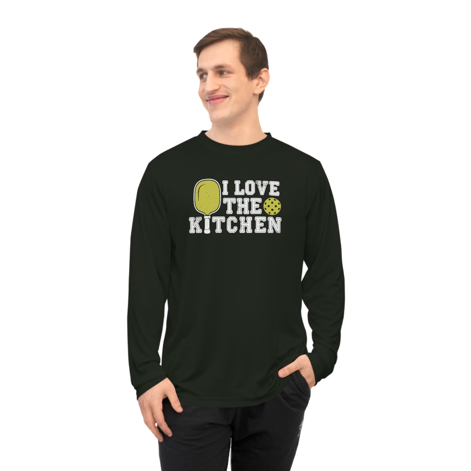 I Love the Kitchen Pickleball Long Sleeve Shirt - Dry Fit