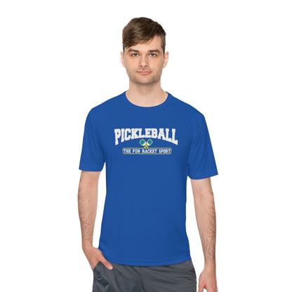 Pickleball The Fun Racket Sport Unisex Moisture Wicking Tee