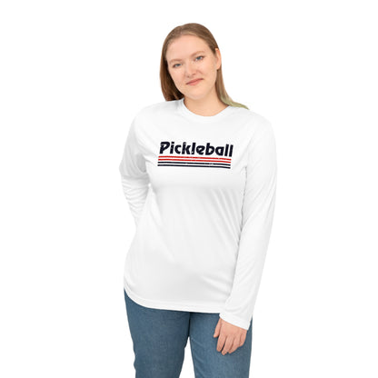 Retro Pickleball Long Sleeve Shirt - Dry Fit