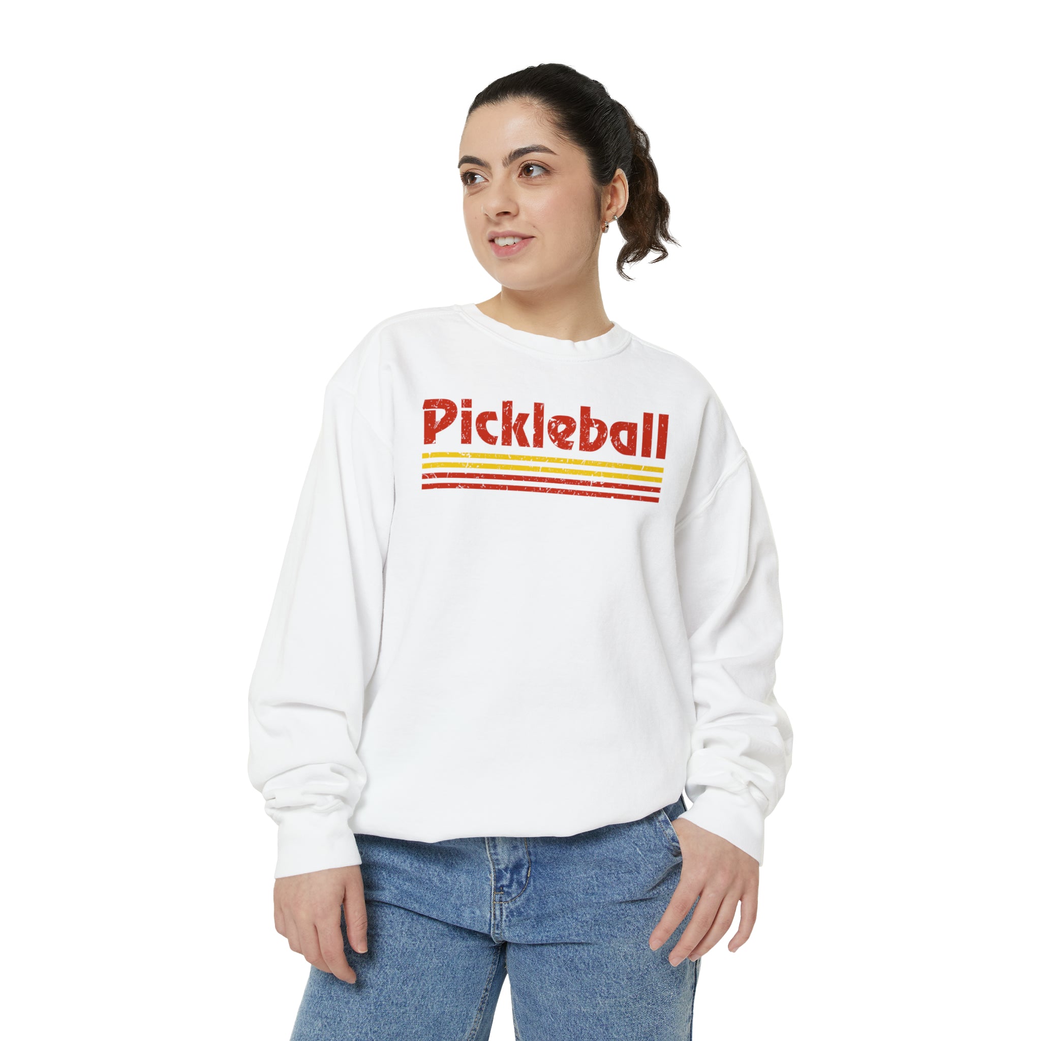 Retro Red Pickleball Sweatshirt