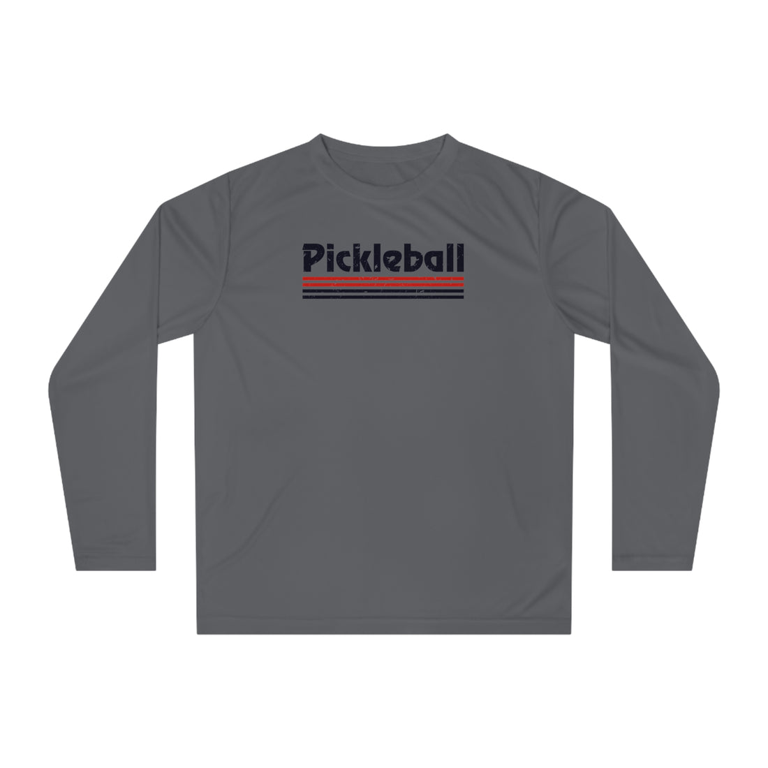 Retro Pickleball Long Sleeve Shirt - Dry Fit